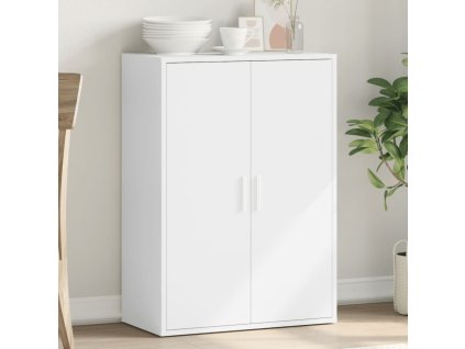 vidaXL Komoda, biela 60x31x84 cm, kompozitné drevo