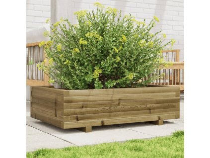 vidaXL Záhradný kvetináč 90x60x26,5 cm impregnovaná borovica