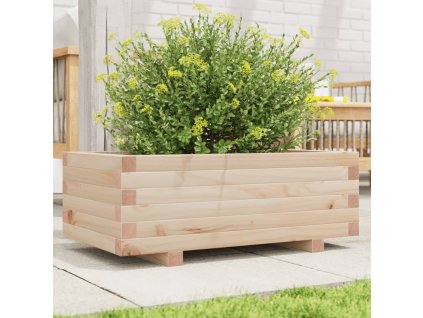 vidaXL Záhradný kvetináč 70x40x26,5 cm masívna borovica
