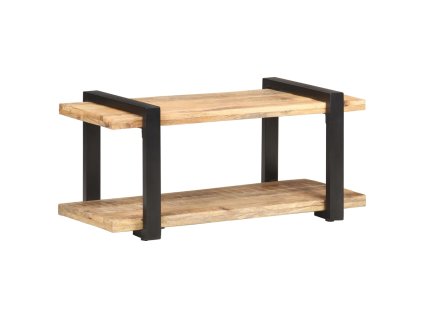 vidaXL TV skrinka 90x40x40 cm, surové mangové drevo