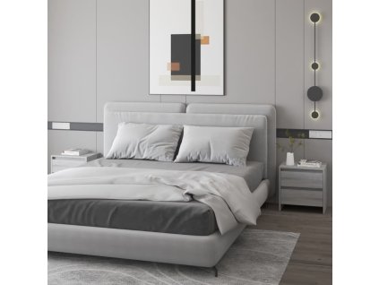 vidaXL Nočné stolíky 2 ks sivý dub sonoma 45x34,5x44,5 cm drevotrieska