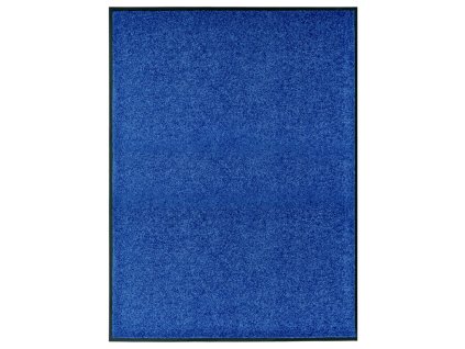 vidaXL Rohožka, prateľná, modrá 90x120 cm