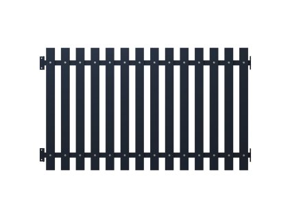 vidaXL Plotový panel, antracitový 170,5x75 cm, práškovaná oceľ