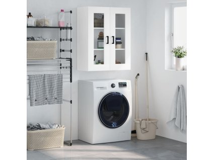 vidaXL Nástenná skrinka biela 69,5x34x90 cm