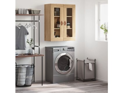 vidaXL Nástenná TV skrinka dub sonoma 69,5x34x90 cm