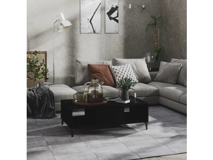 vidaXL Konferenčný stolík, čierny 103,5x60x35 cm, kompozitné drevo