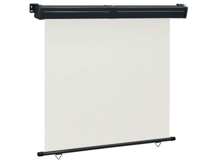 vidaXL Bočná markíza na balkón 170x250 cm krémová