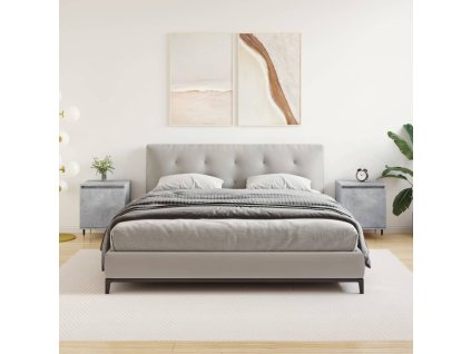 vidaXL Nočné skrinky 2 ks betónovo sivé 40x30x50 cm kompozitné drevo