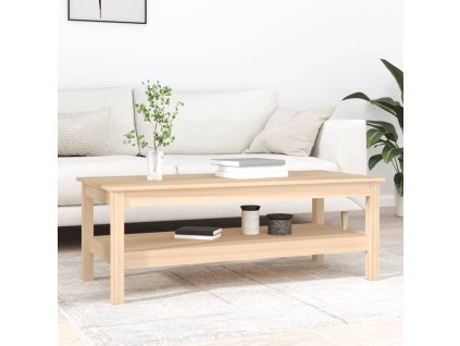 vidaXL Konferenčný stolík 110x50x40 cm borovicový masív