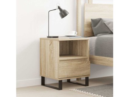 vidaXL Nočný stolík, dub sonoma 40x35x50 cm, kompozitné drevo