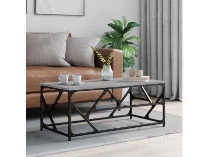 vidaXL Konferenčný stolík sivý sonoma 100x50x40 spracované drevo