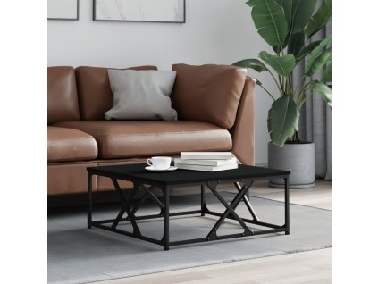 vidaXL Konferenčný stolík čierny 70x70x30 cm kompozitné drevo