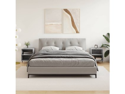 vidaXL Nočné skrinky 2 ks betónovo sivé 40x30x50 cm kompozitné drevo