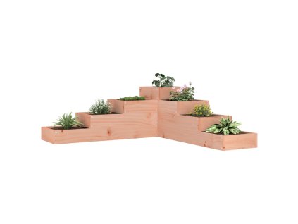 vidaXL Záhradný kvetináč 4-poschodový 106x104,5x36 cm masívny douglas