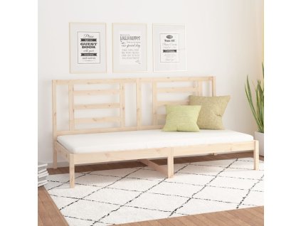 vidaXL Denná posteľ s matracom 90x200 cm masívna borovica