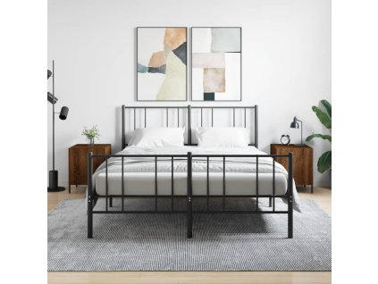 vidaXL Nočné stolíky 2 ks hnedý dub 40x40x50 cm kompozitné drevo