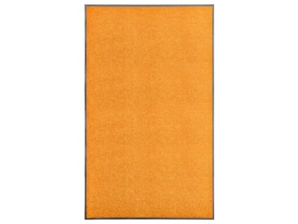 vidaXL Rohožka, prateľná, oranžová 90x150 cm