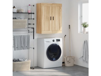 vidaXL Nástenná skrinka dub sonoma 69,5x34x90 cm kompozitné drevo