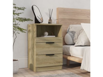 vidaXL Nočný stolík dub sonoma spracované drevo