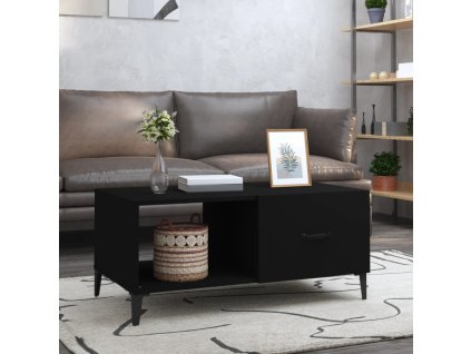 vidaXL Konferenčný stolík čierny 90x50x40 cm kompozitné drevo