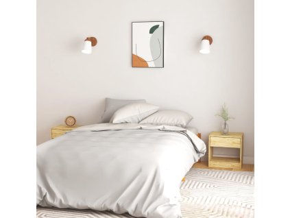 vidaXL Nočné stolíky 2 ks 40x31x40 cm, borovicový masív