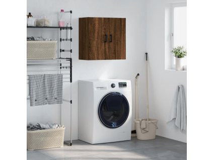 vidaXL Nástenná skrinka hnedý dub 60x31x60 cm kompozitné drevo