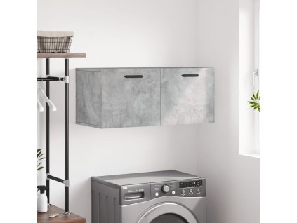 vidaXL Nástenná skrinka, betónovo sivá 80x36,5x35 cm kompozitné drevo