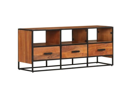vidaXL TV skrinka 110x30x45 cm akáciový masív