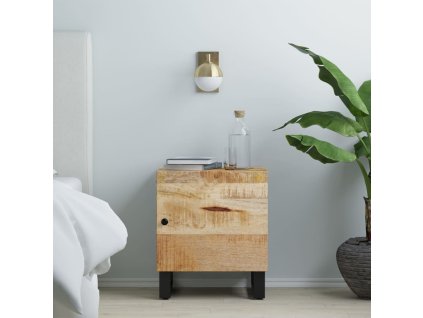 vidaXL Nočný stolík 40x33x46 cm masívne mangovníkové drevo