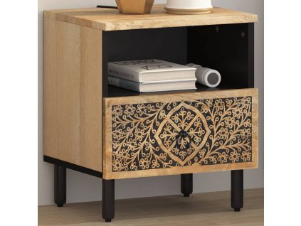 vidaXL Nočný stolík 40x33x46 cm masívne mangovníkové drevo