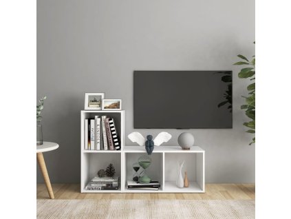 vidaXL TV skrinky 2 ks, biele 72x35x36,5 cm, kompozitné drevo