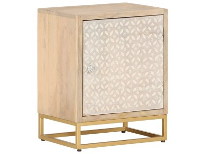 vidaXL Nočný stolík 40x30x50 cm, mangový masív