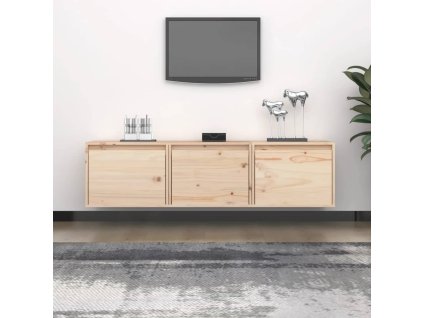 vidaXL TV skrinky 3 ks masívna borovica