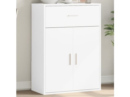 vidaXL Komoda biela 60x30x84 cm kompozitné drevo