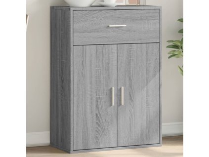 vidaXL Komoda sivá sonoma 60x30x84 cm kompozitné drevo