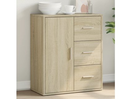 vidaXL Komoda dub sonoma 60x31x70 cm kompozitné drevo