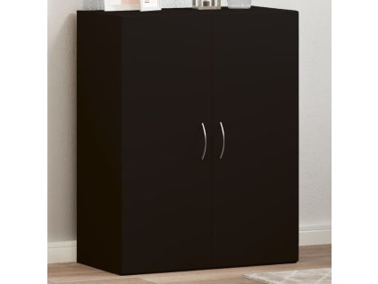 vidaXL Kartotéka čierna 60x32x77,5 cm kompozitné drevo