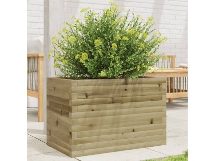 vidaXL Záhradný kvetináč 70x40x45,5 cm impregnovaná borovica