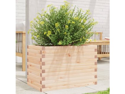 vidaXL Záhradný kvetináč 70x40x45,5 cm masívna borovica