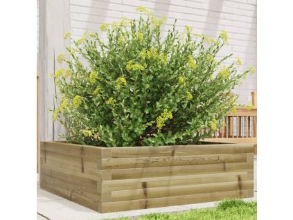 vidaXL Záhradný kvetináč 70x70x23 cm impregnovaná borovica
