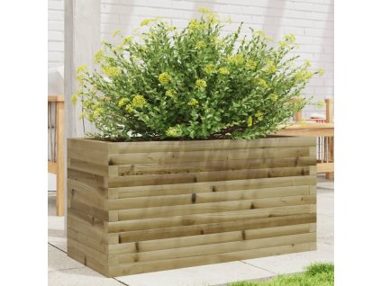 vidaXL Záhradný kvetináč 90x40x45,5 cm impregnovaná borovica