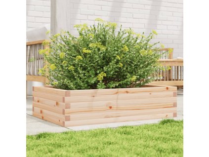 vidaXL Záhradný kvetináč 90x60x23 cm masívna borovica