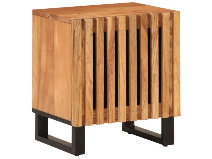 vidaXL Nočný stolík 40x34x46 cm akáciový masív