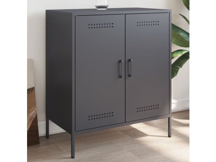 vidaXL Komoda antracitová 68x39x79 cm oceľ