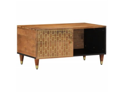 vidaXL Konferenčný stolík 80x50x40 cm, mangový masív