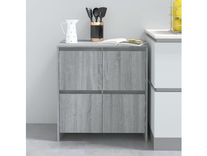 vidaXL Komoda sivý dub sonoma 70x41x75 cm drevotrieska