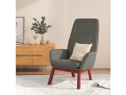 vidaXL Relaxačné kreslo bledosivé látkové