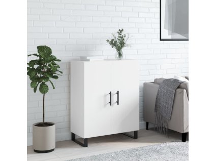 vidaXL Komoda biela 69,5x34x90 cm kompozitné drevo