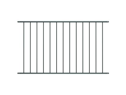 vidaXL Plotový panel, práškovaná oceľ 1,7x1,25 m, antracitový