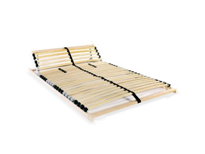 vidaXL Lamelový posteľný rošt s 28 lamelami a 7 zónami 140x200 cm